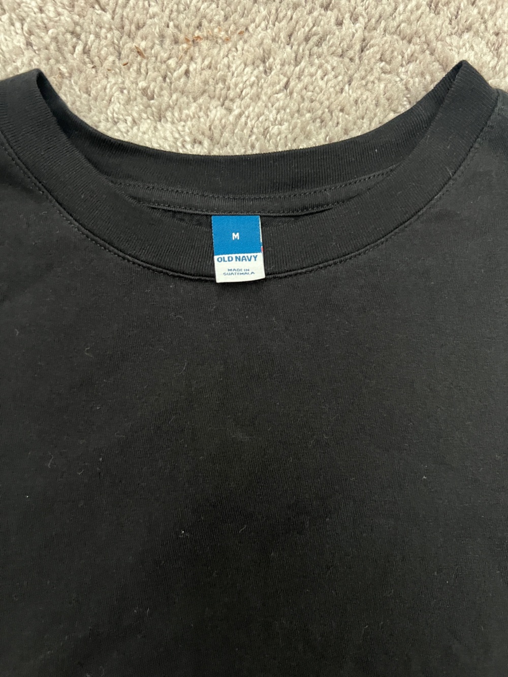 Old Navy Black Short Sleeve T-shirt dress - Picture 3 of 4